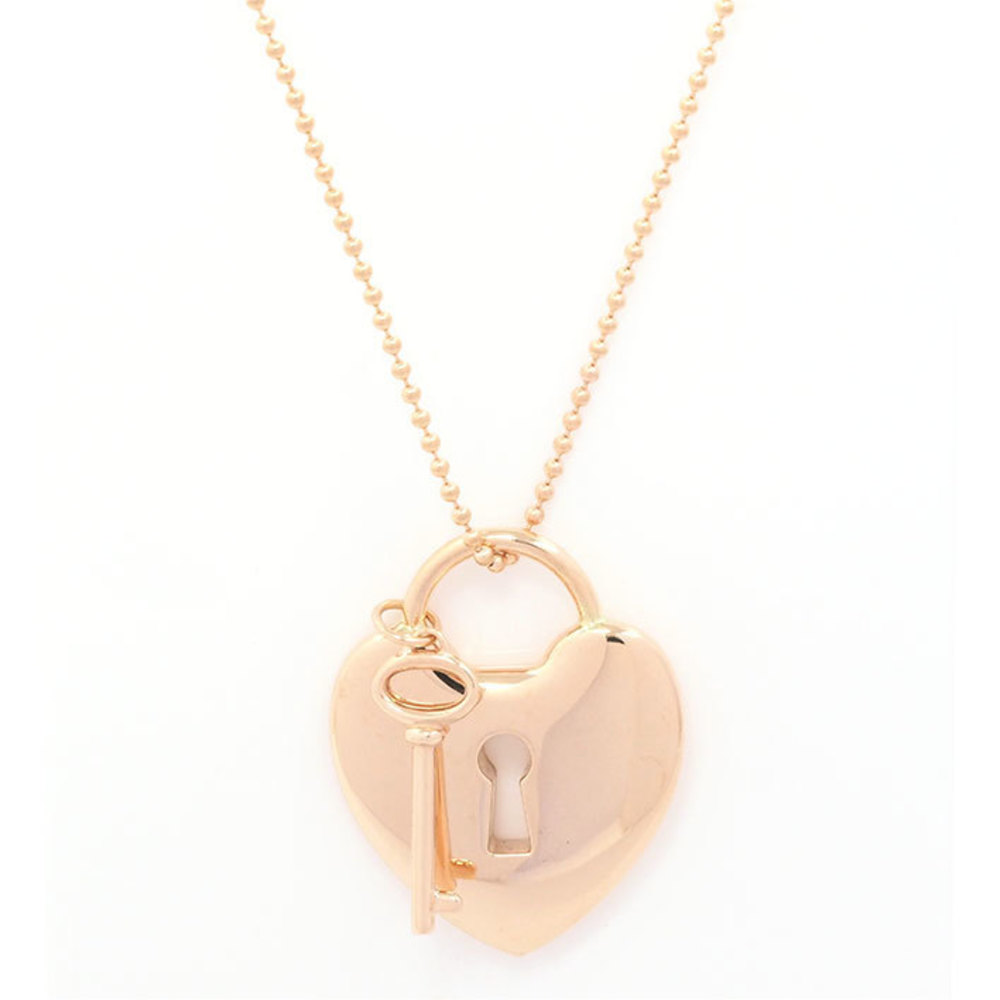Tiffany Heart Lock Key Pendant Necklace